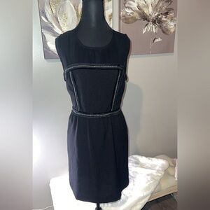 Vera Wang Princess Black Juniors Dress with Chain Accents